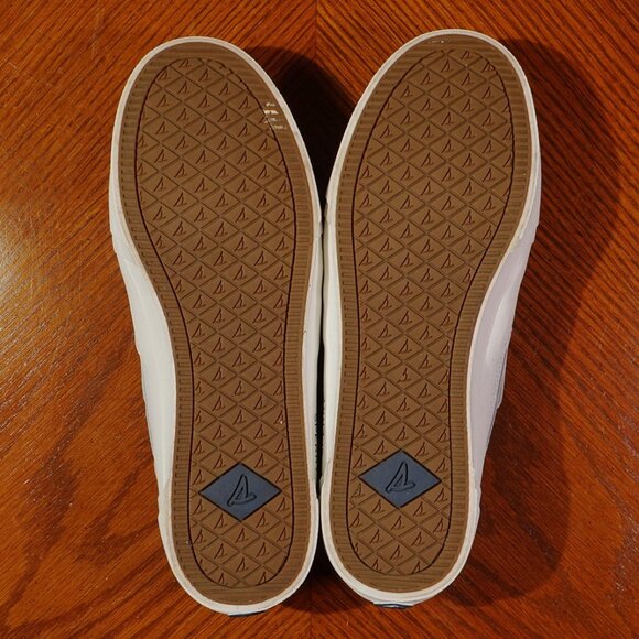 SPERRY Top-Sider Women’s White Boat Shoes Size 8.5 STS86213 Mesh Leather Comfort - Picture 7 of 9